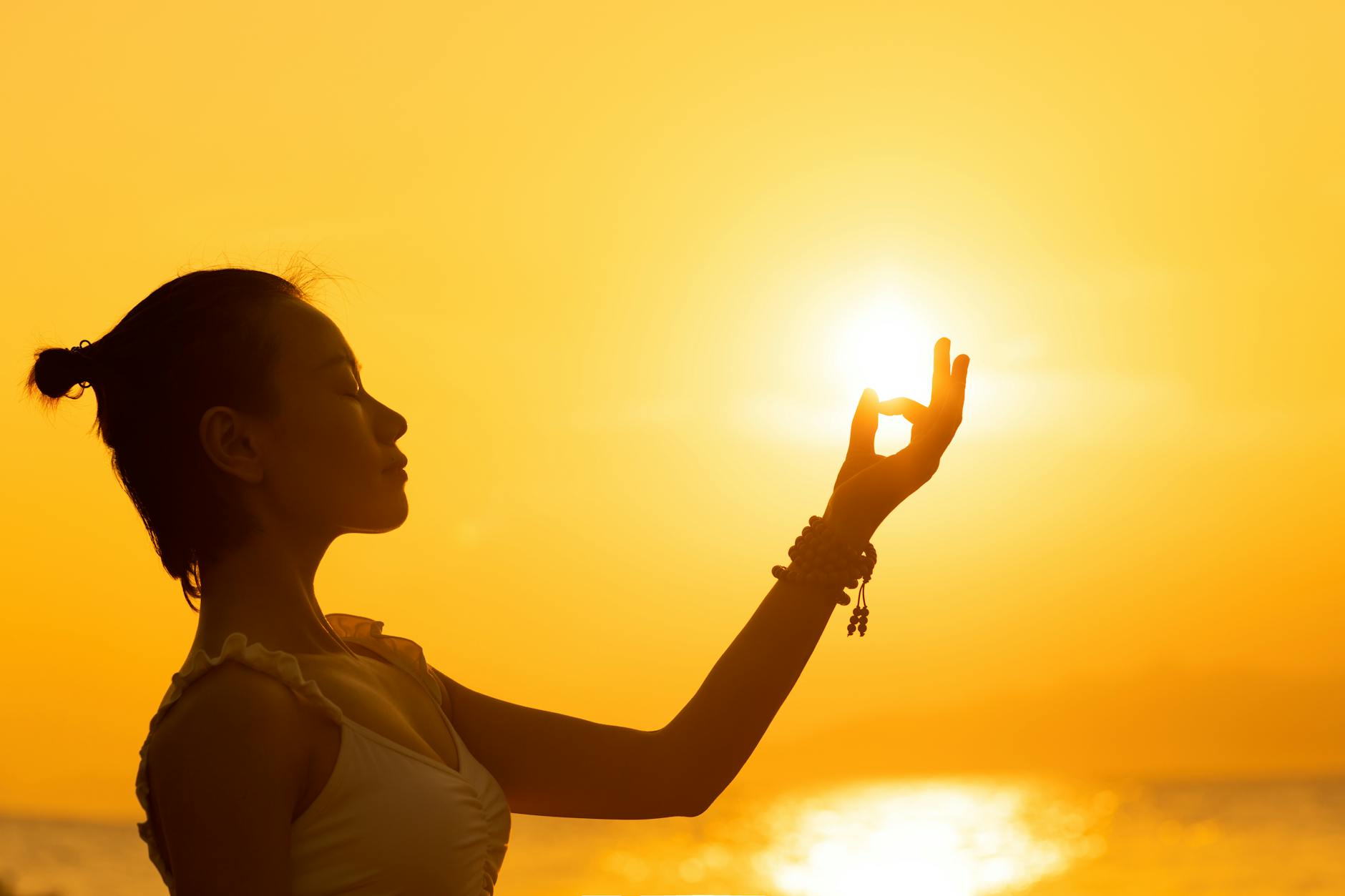Woman in peaceful new home environment — the loving, harmonious destination that the changes of angel number 556 are guiding you toward